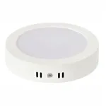 Spot LED Sole rotund aplicat 24W, lumina rece 6500K, alb, IP44