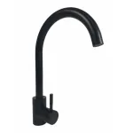 Baterie de bucătărie MIXXUS SUS-011-2 Black din inox, monocomandă, racorduri incluse