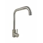 Baterie de bucătărie MIXXUS SUS-011-G din inox, monocomandă, cu racorduri