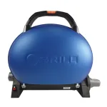 Grătar portabil pe gaz O-Grill 500, albastru, 11 kg, pentru camping și picnic
