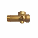 Teu de legătură din alamă cu 5 căi, 10 cm, 1" și 1/4", 300 g, Elefant