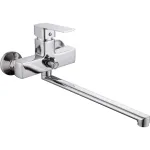 Baterie cadă MIXXUS FINIO 006-25 cm din silumin, crom, monocomandă