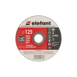 Disc abraziv de taiere Elefant pentru metal si inox, 125x1,0x22,23 mm