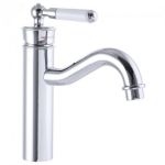 Baterie lavoar vintage Mixxus Premium 001-B din alama, crom, monocomanda