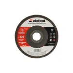 Disc lamelar Elefant 125 mm, P120, tip 27, 22,23 mm pentru polizor unghiular