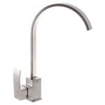 Baterie de bucătărie MIXXUS AMA-011 din alamă, monocomandă, finisaj satinat