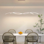 Lustră LED VEYRA 27W cu telecomandă, dimabilă, lumină rece/caldă/neutră, alb