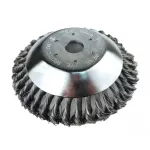 Perie de sârmă pentru motocoasă 200 mm, oțel torsionat, Elefant