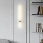 Aplica LED Florencia 24W alb-auriu, 60 cm, 3 tipuri de lumina