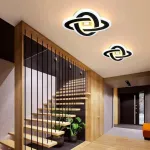 Lustră LED CRINELLA 44W, 24 cm, 3 temperaturi de culoare, negru mat