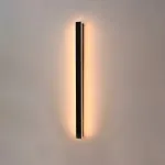 Aplică LED pentru exterior Saul 25W, 90 cm, IP65, alb-negru, lumină neutră