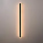 Aplica LED exterior Mack 120 cm, 16W, IP65, liniara, negru