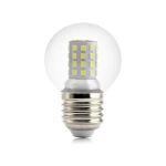 Bec LED E27 6W cu lumină rece, consum redus și aprindere instant