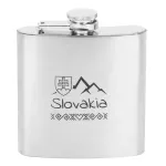 Ploscă din inox MagicHome HF292, 177 ml, model Slovakia pentru drumeții