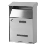 Cutie poștală din inox GL-16S, 320x105x215 mm, cu încuietoare