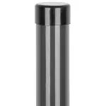Stâlp gard metalic Strend Pro 48x2500 mm, antracit RAL7016, Zn+PVC, cu capac