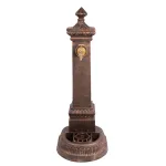 Lavoar de grădină Gardens WF-002C, aspect cupru, 48,5x42x114 cm