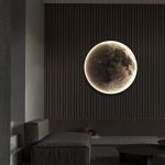 Aplică LED decorativă Luna 34W, diametru 50 cm, 3 temperaturi de culoare 3000/4000/6000K