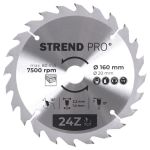 Kotúč Strend Pro TCT 160x2.2x20/16 mm 24T, na drevo, pílový, SK plátky