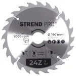 Disc circular Strend Pro TCT 190 mm, 24T, pentru lemn, 30/20 mm