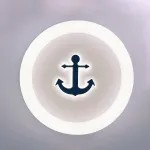 Lustră LED Navy 68W albă, 49 cm, lumină rece/caldă/neutră, pentru interior