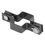 Clema de prindere pentru stâlp 60x40 mm, antracit RAL7016, Zn+PVC