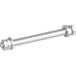 Ax de roată pentru roabă 140/12 mm, piesă de schimb Strend Pro