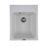 Chiuveta de bucătărie Elefant Premium Korrado ,Alb, 497x398 mm