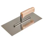 Hladitko inox Strend Pro Premium 270x130 mm, maner lemn, 0,7 mm