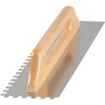 Gletieră zimțată din inox Strend Pro Premium 480x130 mm, mâner lemn