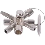 Cheie universală Strend Pro UNIKEY-DB1 pentru dulapuri tehnice, 10 profile