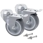 Set roți cu frână pentru cutii QBRICK® Patrol, montaj rapid