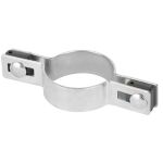 Colier de prindere trecere 48 mm zincat pentru stâlp rotund Eurostandard