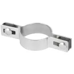 Colier de prindere trecere 48 mm zincat pentru stâlp rotund Eurostandard