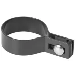 Colier de capăt pentru stâlp rotund 60 mm, antracit RAL7016, Zn+PVC