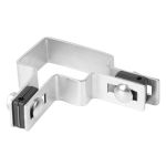 Colier colțar zincat 60x40 mm pentru prindere pe stâlp pătrat