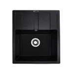 Chiuveta de bucătărie Elefant Premium Aria 5851, Negru metalic 577x495 mm