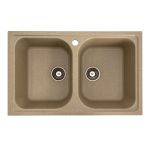 Chiuveta de bucatarie Elefant Premium Equatoria, Nisip bej , 785x490 mm