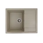 Chiuvetă bucătărie din granit compozit Elefant Premium Intenso, Safari bej 465x340 mm