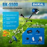 Motocoasa pe benzina BAIKAL BK5500, 4.7CP, 2T, 10000rpm