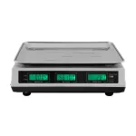 Cântar electronic comercial ROTOR R218B 40 kg cu baterie reîncărcabilă și tavă inox