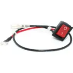 Întrerupător pentru motoburghiu OEM cu cablu și buton On/Off