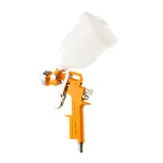 Pistol de vopsit pneumatic Rotor 990GA, cu rezervor din plastic, pentru compresor