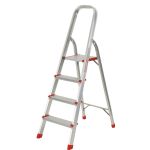 Scară pliabilă din aluminiu cu 4 trepte ROTOR KMH0104, 150 kg