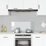 Panou antistropi bucătărie transparent 90x40 cm sticlă securiz. GartenMobel Dekor