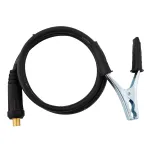 Cablu sudură cu clește de masă Rotor, 16 mm², 200 A, 130 cm