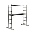 Scară multifuncțională din aluminiu Rotor 2x6 trepte, tip platformă