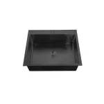 Chiuvetă bucătărie din inox MIXXUS Nano Black 50x45 cm, cuvă 215 mm