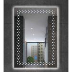 Oglindă LED dreptunghiulară 80x60 cm Stella Basic cu control touch