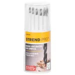 Set burghie pentru lemn Strend Pro, 11 piese, cu suport de depozitare